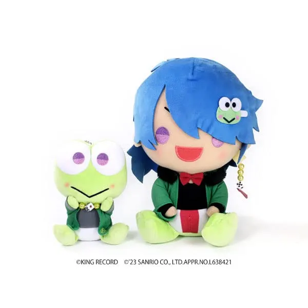 Movie Character Hypnosismic -Division Rap Battle- Sanrio Nakayoku Edit Plush Set Arisugawa Dice x Kero Kero Keroppi