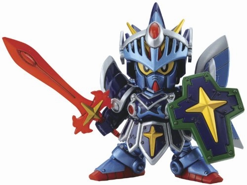 Knight Gundam & (Full Armor version) Legend BB SD Gundam BB Senshi (#393) SD Gundam Gaiden - Bandai Fabric Figure Personalized Card
