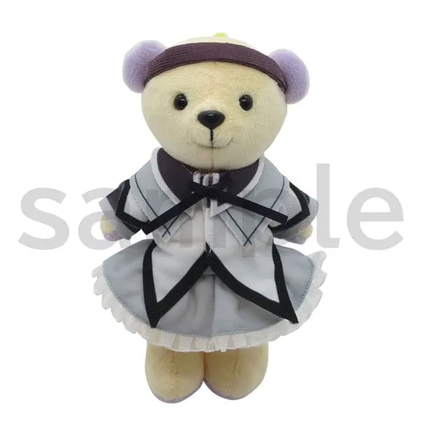 Stamp Designer Artwork Craftsperson Kumamate "Puella Magi Madoka Magica" Plush Mascot & Costume Set Akemi Homura