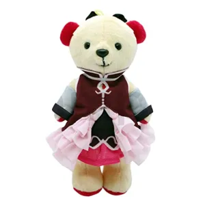 Mini Silhouette Kumamate "Puella Magi Madoka Magica" Plush Mascot & Costume Set Sakura Kyoko
