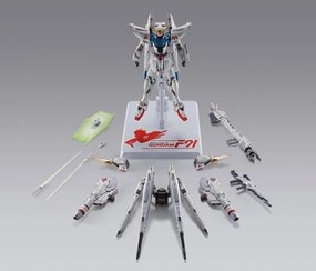 Bandai Metal Build Gundam F91 Formula 91 (Chronicle White Ver.) Exclusive Action Figure Recycled plastic Bluetooth enabled