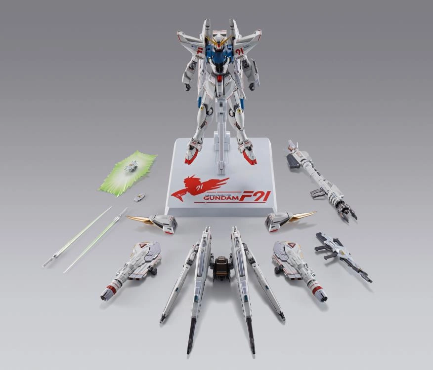 Bandai Metal Build Gundam F91 Formula 91 (Chronicle White Ver.) Exclusive Action Figure Recycled plastic Bluetooth enabled