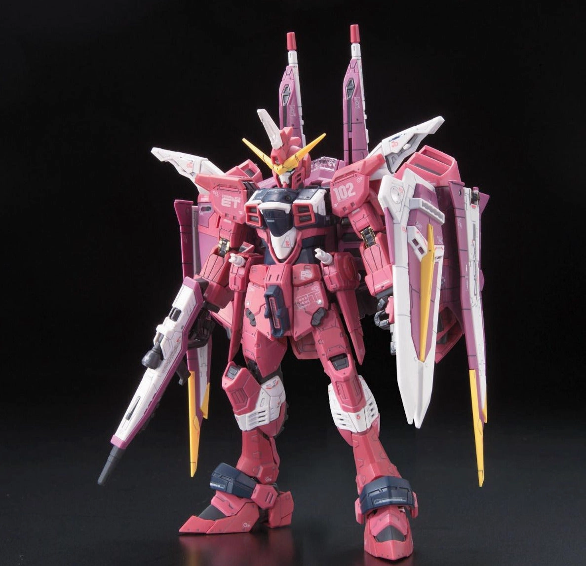 Interactive Exhibit Gundam 1/144 RG #09 Seed ZGMF-X09A Justice Gundam Model Kit