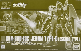 Gundam 1/144 HGUC Gundam NT RGM-89D-ESC Jegan Type-D (Escort Type) Model Kit Exclusive Personalized Exhibit Apartment Living