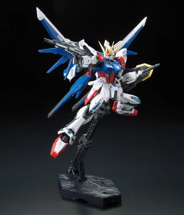 Anime Statue Art Replica Gundam 1/144 RG #23 Build Fighters GAT-X105B/FP Build Strike Gundam Full Package Model Kit
