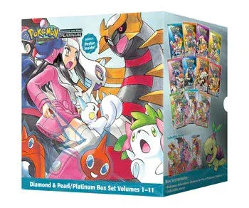 Manga | Pok??mon Adventures | Box Set | Diamond & Pearl/Platinum v.1-11 Random Series Display