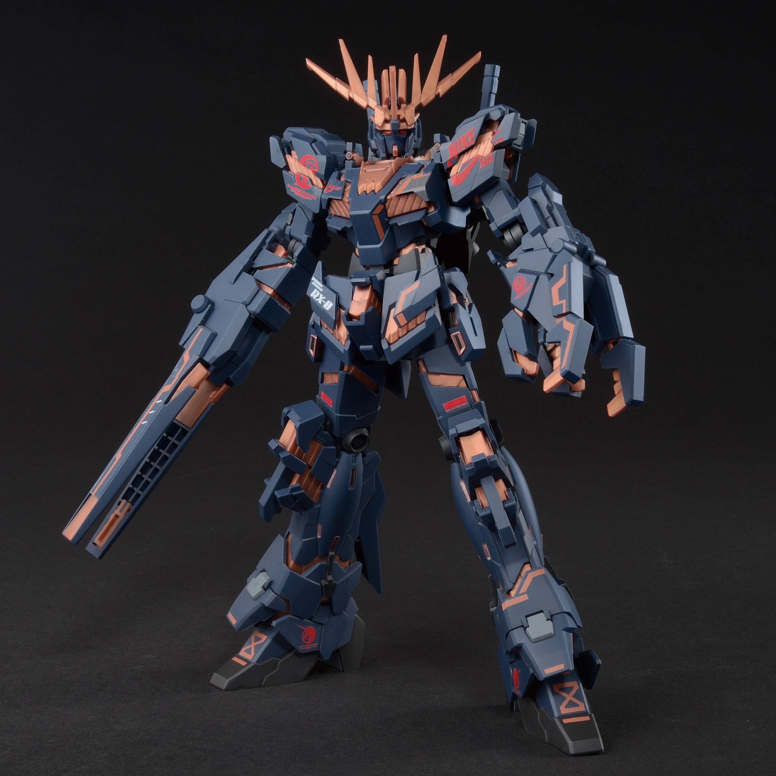 Gundam 1/144 Unicorn Gundam 02 Banshee (Destroy Mode) Ver. Nike SB Model Kit Exclusive Articulated Joints Premium Collectible