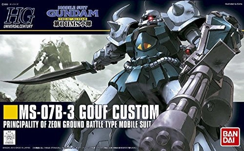 Hero Toy MS-07B-3 Gouf Custom - 1/144 scale - HGUC (#117) Kidou Senshi Gundam: Dai 08 MS Shotai - Bandai