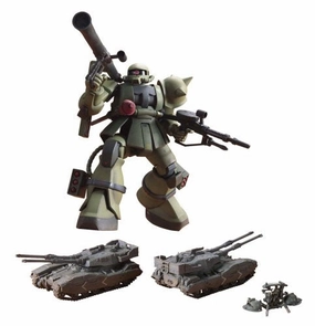 trade show MS-06 Zaku II (The Ground War Set version) - 1/144 scale - HG UCHG Kidou Senshi Gundam - Bandai