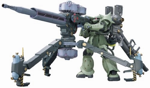 MS-06 Zaku II Zaku II & Big Gun (Thunderbolt version) - 1/144 scale - HGGT (#2) Kidou Senshi Gundam Thunderbolt - Bandai Asian Zen Desktop Decor