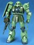 MS-06F Zaku II - 1/144 scale - FG, Kidou Senshi Gundam - Bandai Cartoon Character Archeological Replica