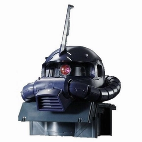 Workstation Decor MS-06R-1A Zaku II Head (Black Tri-Stars Custom version) - 1/35 scale - HGGO Kidou Senshi Gundam: The Origin - Bandai