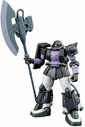 Fast shipping Shelving Ornament MS-06R-1A Zaku II High Mobility Type (Black Tri-Stars version) - 1/144 scale - HG Gundam The Origin (#05) Kidou Senshi Gundam: The Origin - Bandai