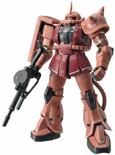 MS-06S Zaku II Commander Type Char Aznable Custom - 1/144 scale - RG (#02) Kidou Senshi Gundam - Bandai Fictional Hero Superhero Statue