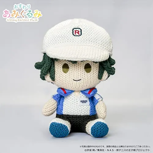 Motor Artist Tiny Mark New The Prince of Tennis Sitting Knitted Plush Echizen Ryoma