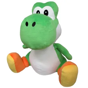 Machine Designer Plushie | Super Mario All Star | Green Yoshi (Large) 18" | Little Buddy