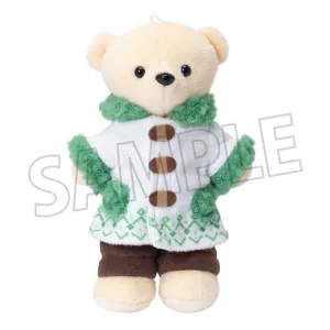 Kumamate Kumamate Duffle Coat Green Costume for Plush Cloudy Weather
