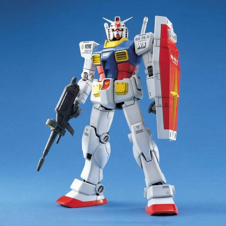 Augmented reality Animal Statue Gundam 1/100 MG Gundam 0079 RX-78-2 Gundam Ver 1.5 Model Kit