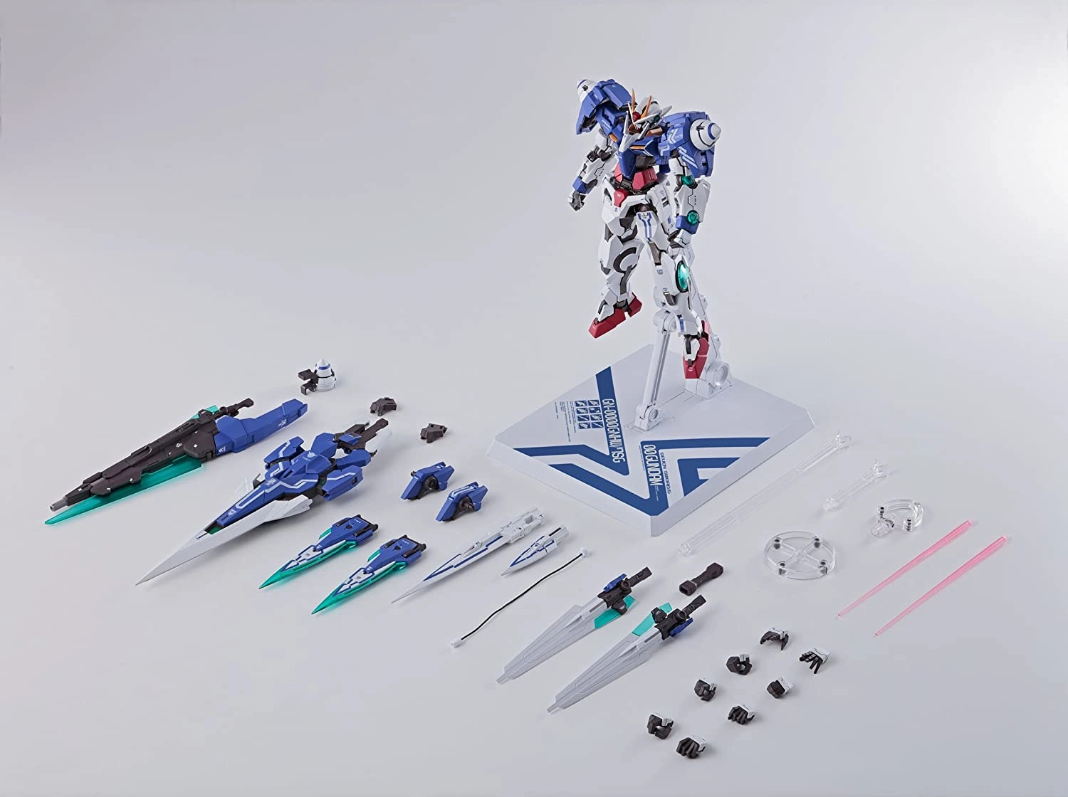 Bandai Metal Build 00V: Battlefield Record 00 Gundam Seven Sword/G Action Figure Worldwide Delivery