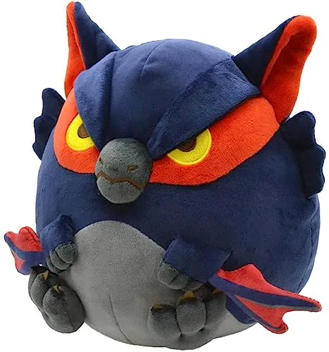 Soft Vinyl Monster Hunter Fuwa Tama Plush Nargacuga
