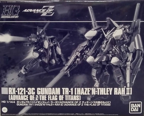 Limited Hero Gundam 1/144 HG Advance of Zeta (Flag of Titan) RX-121-3C Gundam TR-1 Haze'N-Thley Rah II Exclusive Model Kit