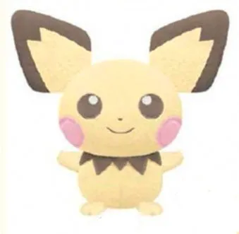 Pichu I Love Pikachu 2016 Size : 13cm Factory Direct