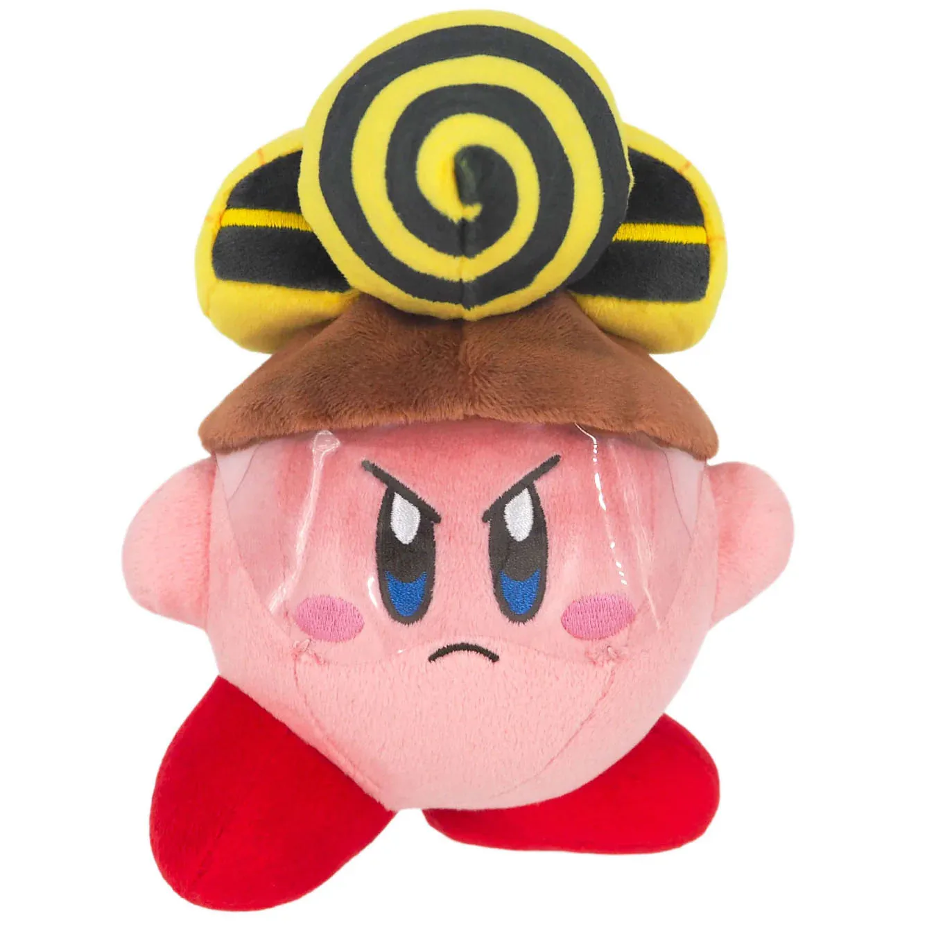 Lying Down Gentle Creator Plushie | Kirby's Dream Land All Star Collection | Kirby Drill Plush 6" | Little Buddy