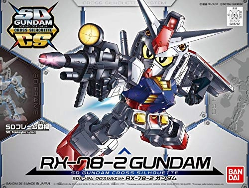 SD Gundam Cross Silhouette RX-78-2 Gundam & Cross Silhouette Flame Set Folk Tale Personal Treasure