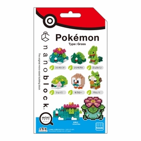 Pokemon Nanoblock Mini Grass Type Random Edition Opening