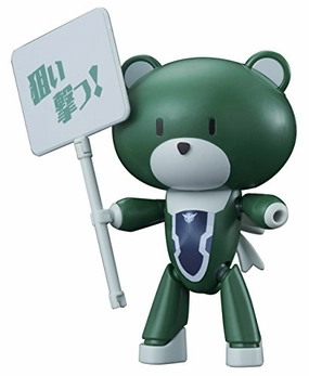 HGPG "Gundam Build Fighters" PetitGguy Lockon Stratos Green & Placard Chibi Toy Desktop Statue