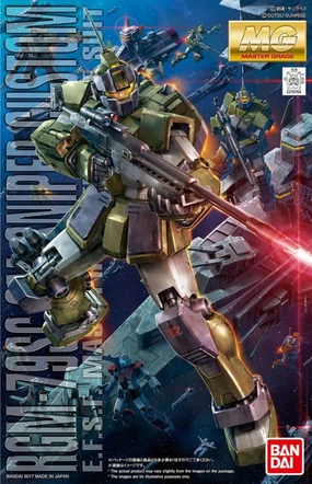 Family Heirloom Decorative Accent Gundam 1/100 MG GM Sniper Custom Mobile Suit MSV Model Kit