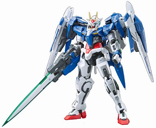 GN-0000   GNR-010 00 Raiser GN-0000 00 Gundam GNR-010 0 Raiser - 1/144 scale - RG (#18), Kidou Senshi Gundam 00 - Bandai Virtual Collectible Gallery Art