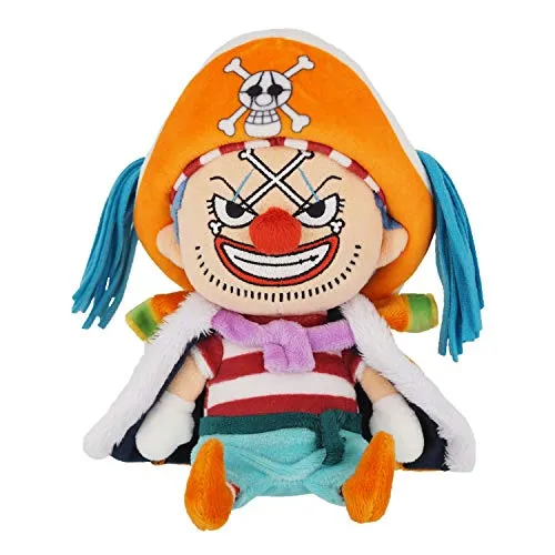 "One Piece" ALL STAR COLLECTION Plush OP07 Buggy (S Size) Kneeling Pose Tiny Parcel