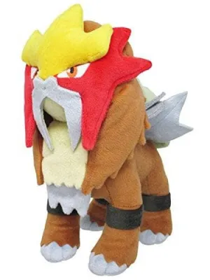 "Pokemon" Allstar Collection Plush PP63 Entei (S Size) Pearl White Turquoise Blue