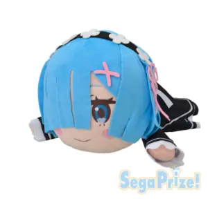 "Re:ZERO -Starting Life in Another World" Mega Jumbo Nesoberi Nuigurumi Rem Warehouse Stock Little Rig