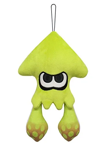 "Splatoon 2" ALL STAR COLLECTION Plush SP16 Squid Neon Yellow (S Size) Customizable Option