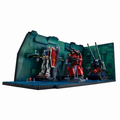 Customizable Toy Vibrant Colors Realistic Model Series "Mobile Suit Gundam" (For 1/144 Scale HG Series) White Base Catapult Deck ANIME EDITION