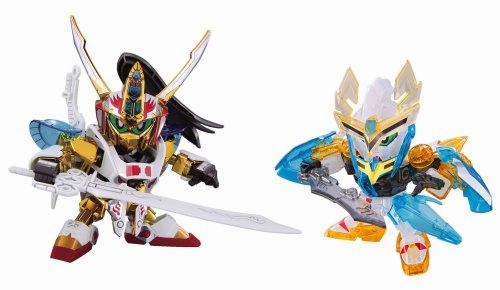 Sonken Gundam & Shuyu Hyaku Shiki SD Gundam BB Senshi BB Senshi Sangokuden Eiyuu Gekitotsu Hen - Bandai PVC Model