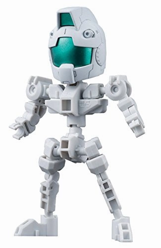 Glow In Dark RGM-79 GM Cross Silhouette Frame (White version) SD Gundam Cross Silhouette Kidou Senshi Gundam - Bandai