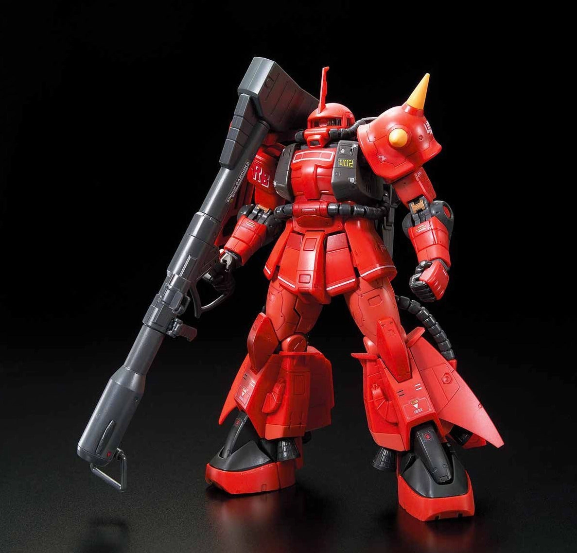 Pewter Figure Gundam 1/144 RG #26 Gundam MSV MS06R-2 Johnny Ridden's Zaku II Model Kit