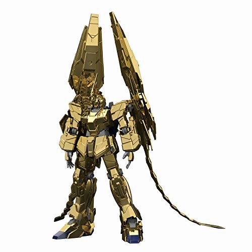 Workstation Decor Robot Toy RX-0 Unicorn Gundam 03 Phenex (Unicorn Mode, Narrative ver., Gold Coating version) - 1/144 scale - HGUC Kidou Senshi Gundam NT - Bandai Spirits