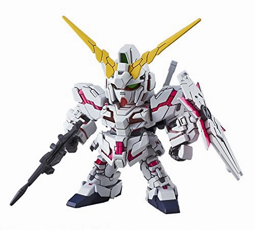 Sci-Fi Robot Sports Figure RX-0 Unicorn Gundam (Destroy Mode version) SD Gundam EX-Standard (005), Kidou Senshi Gundam UC - Bandai