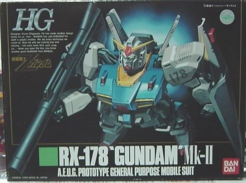 Secret Figure RX-178 Gundam Mk-II - 1/144 scale - HG, Kidou Senshi Z Gundam - Bandai