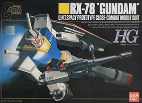 RX-78-2 Gundam - 1/144 scale - HG, Kidou Senshi Gundam - Bandai Vinyl Model Limited Toy