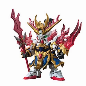 SD Gundam World Sangoku Soketsuden Zhang Fei God Gundam Collector's Album Limited Statue