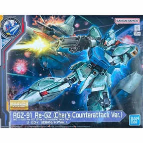 Gundam 1/100 MG RGZ-91 Re-GZ (Char's Counter Attack Ver.) Model Kit Exclusive Luxury Gift