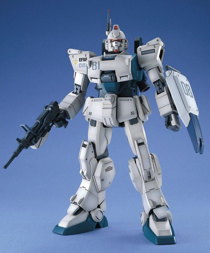 Art Deco Gundam 1/100 MG 08th MS Team MG RX-79[G]Ez-8 Gundam Ez8 Model Kit
