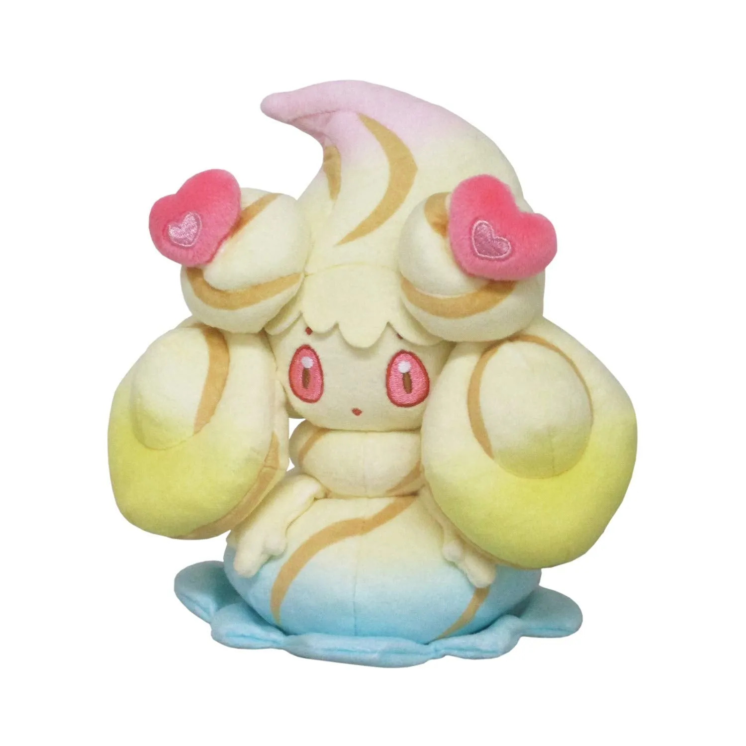 Educated Professional Recycled Content "Pokemon" Allstar Collection Plush PP182 Alcremie Triple Mix Heart Amezaiku (S Size)