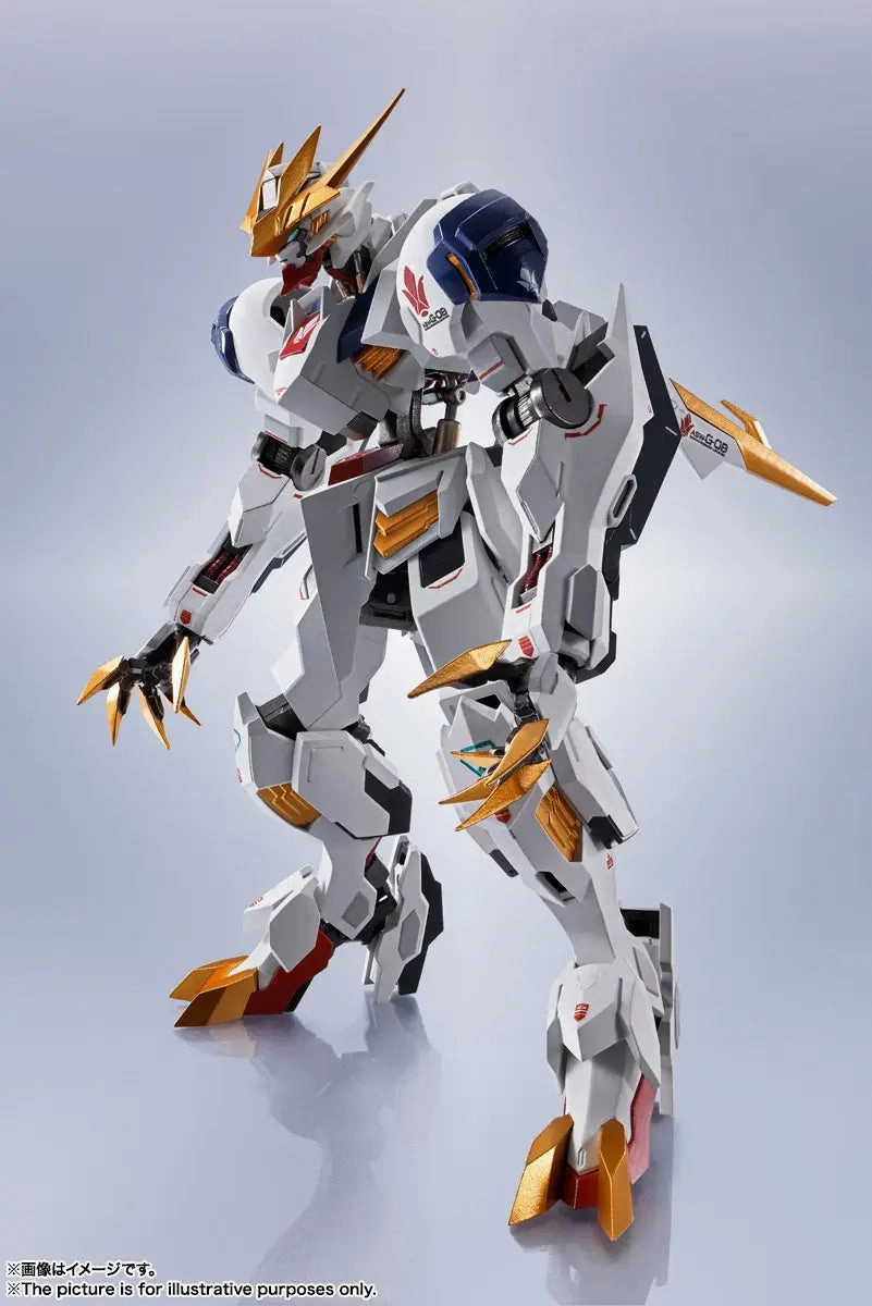 PVC Figure Bandai Metal Robot Spirits Gundam Iron-Blooded Orphans Barbatos Lupus Rex (Reissue) Action Figure