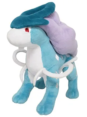 "Pokemon" Allstar Collection Plush PP64 Suicune (S Size) Annual Sale Matching Pair